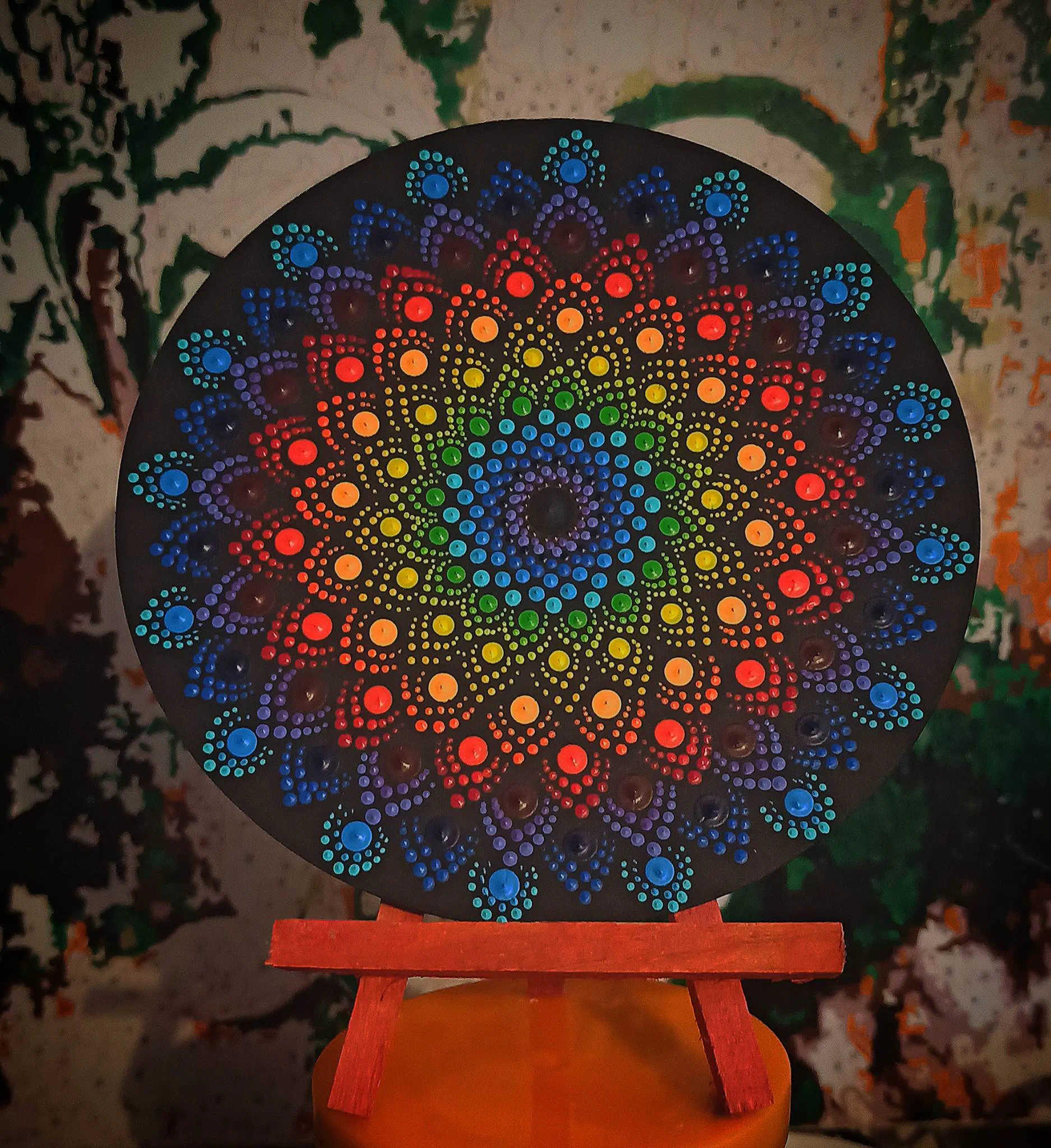 Set pictura Mandala format din 45 de piese - MODEL EXCLUSIV