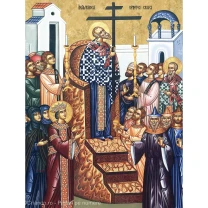 Picturi pe numere Religioase 40x50 cm Inaltarea Sfintei Cruci 14 Septembrie PDP1458