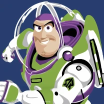 Pictura pe numere copii 30x30 cm, Buzz Lightyear, PDP3037