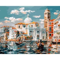 Picturi pe numere Peisaje, 40x50 cm, Seninatate Venetiana, PDP3356