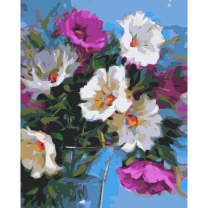 Picturi pe numere Flori, 40x50 cm, Aranjament Floral 2, PDP3534