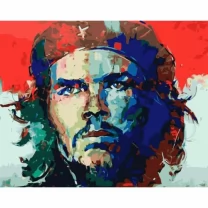 Pictura pe numere Portret Che Guevara, 40x50 cm PDP1907