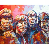 Pictura pe numere Fantasy 40x50 cm, The Beatles, PDP2179