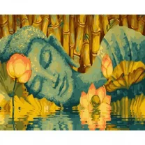 Pictura pe numere Spiritualitate 40x50 cm, Somn Meritat, PDP2350