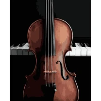 Pictura pe numere Muzica 40x50 cm, Armonia Sunetelor Muzicale, PDP2401