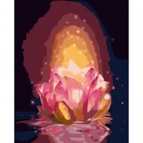 Pictura pe numere Flori 40x50 cm, Creatie Inflacarata, PDP2789