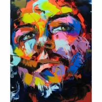 Pictura pe numere Portret Che Guevara, 50x65 cm PDP344