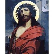 Picturi pe numere Religioase 50x65 cm Isus Hristos PDP1498