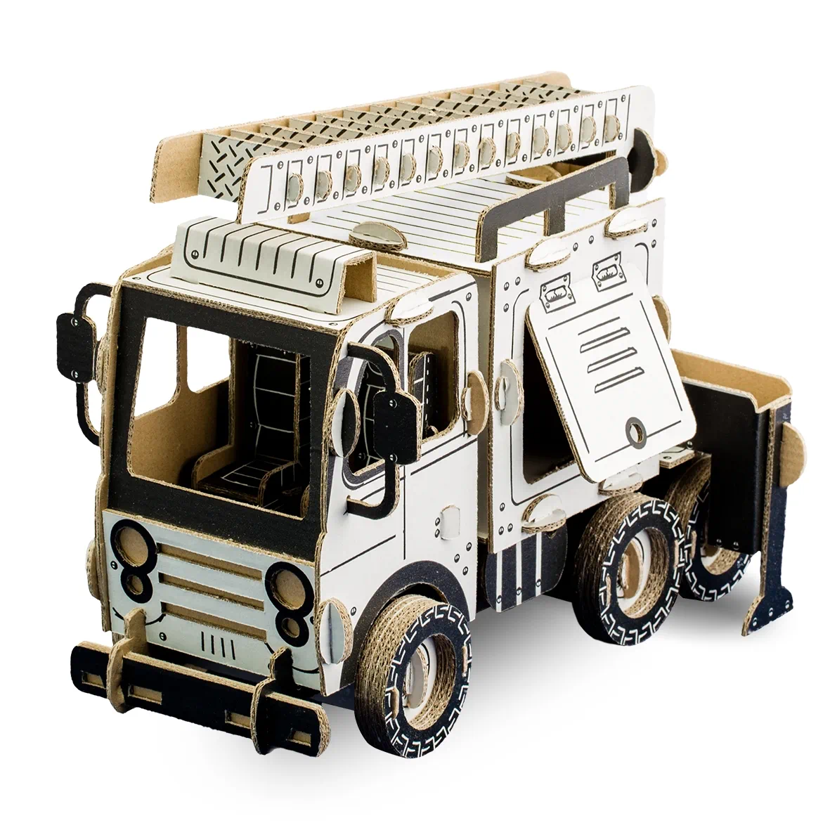Puzzle 3D Camion Pompieri M2 , construieste, coloreaza, joaca-te, 33 x 22 x 23 h cm, cod CPZ-FP6005