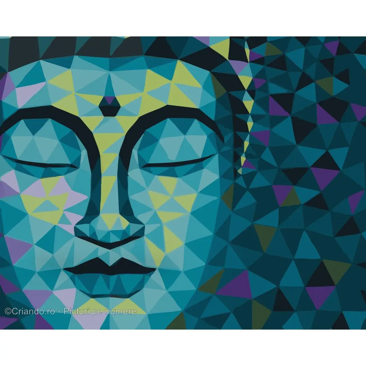Pictura pe numere Spiritualitate 40x50 cm, Buddha, PDP2453