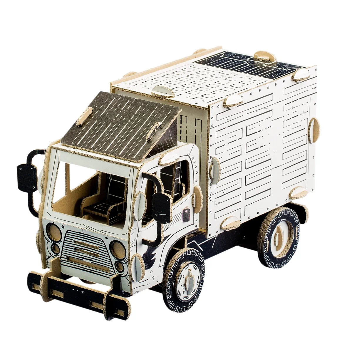 Puzzle 3D Camion , construieste, coloreaza, joaca-te, 30 x 18 x 21 h cm, cod CPZ-TR6007